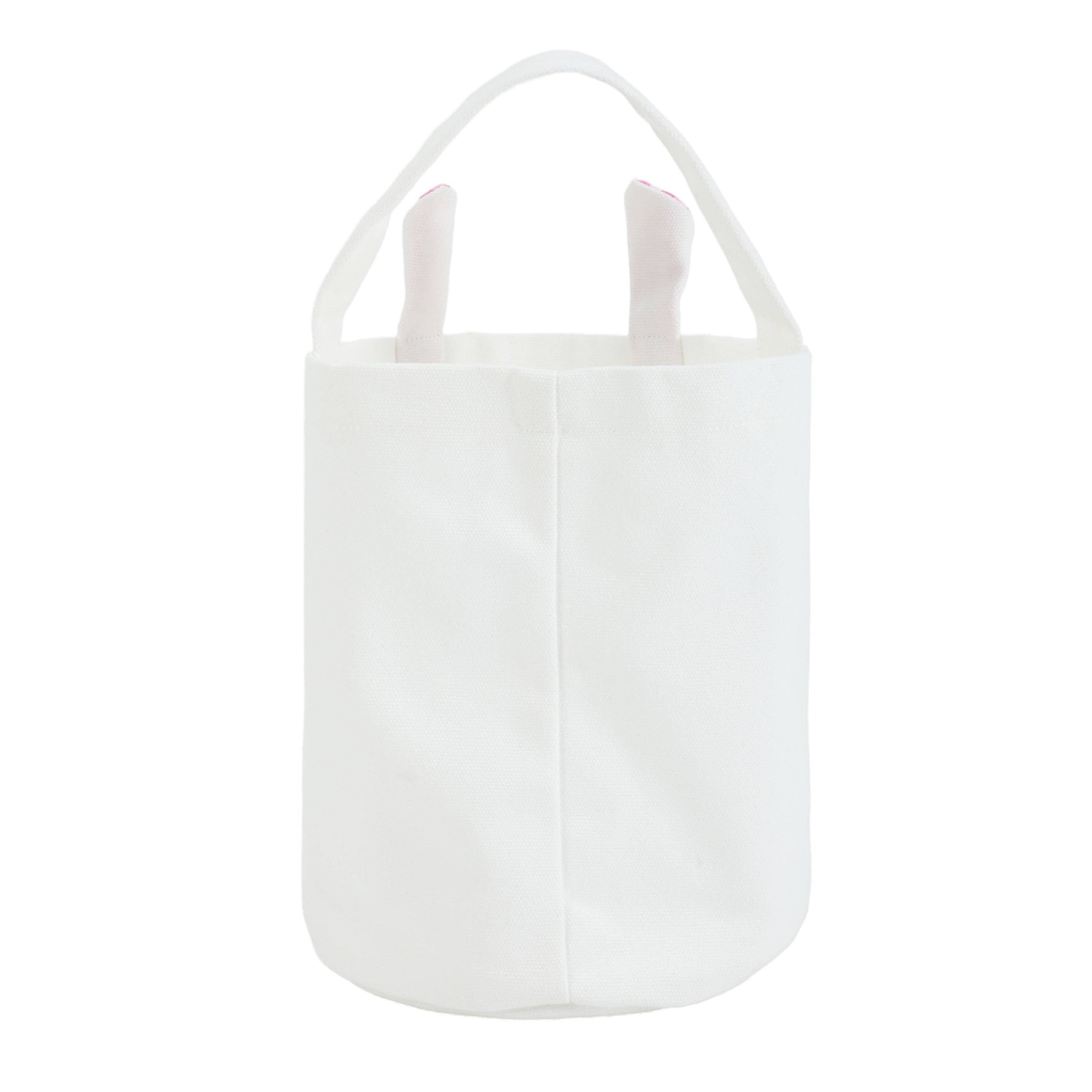 Pink Gingham Mini Easter Bunny Basket