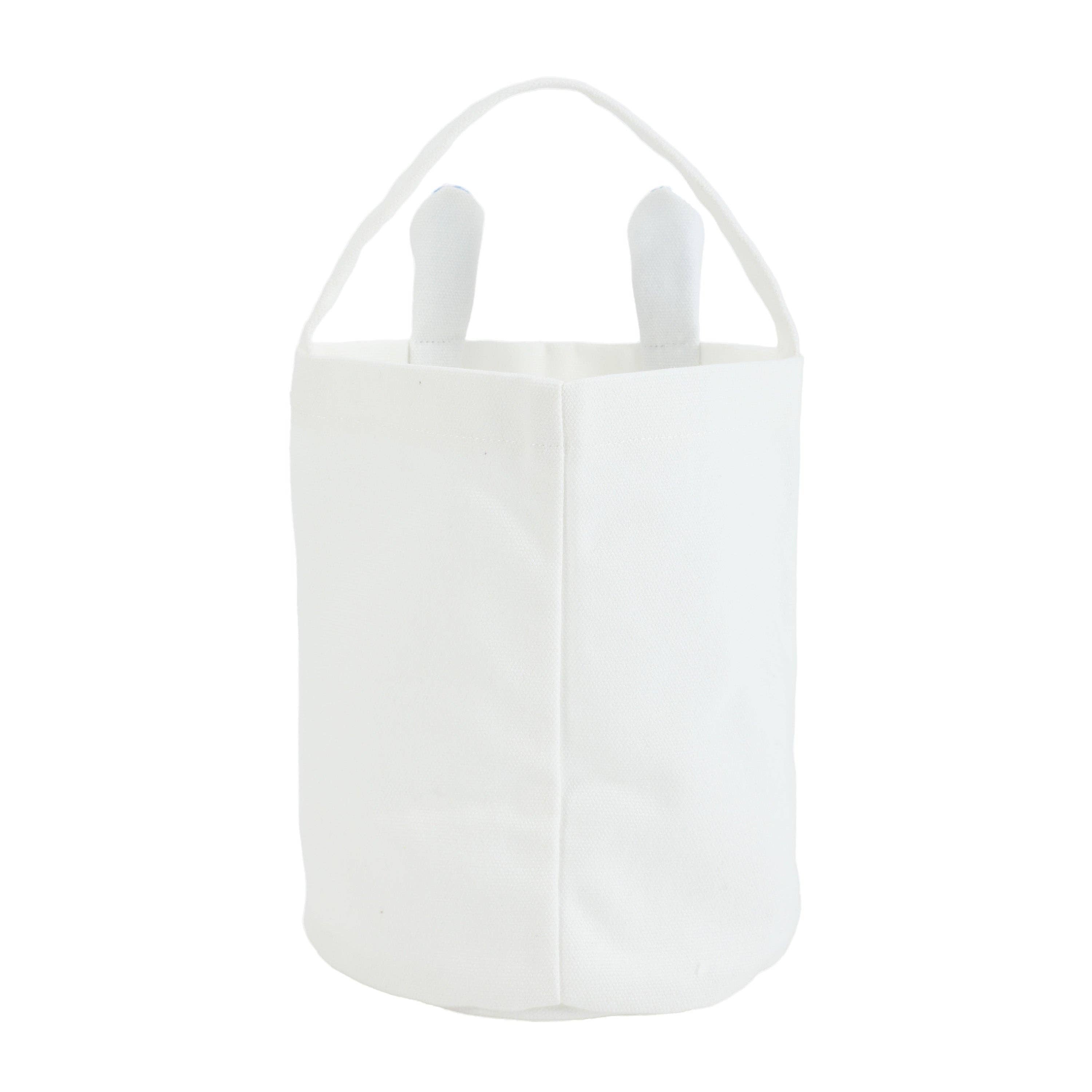 Blue Gingham Mini Easter Bunny Basket