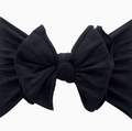 Black Fab-Bow-Lous® Soft Nylon Bow Headband