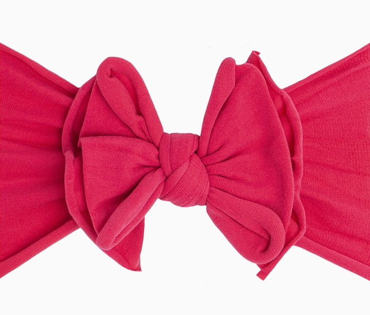 Cranberry Fab-Bow-Lous® Soft Nylon Bow Headband