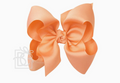 creamsicle orange bow on clip