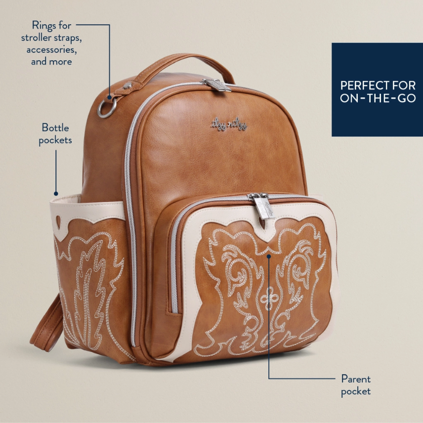 Nash Saddle Mini Plus™ Western Backpack Diaper Bag