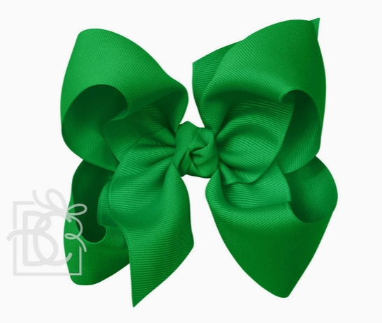 Emerald Green Bow on Clip
