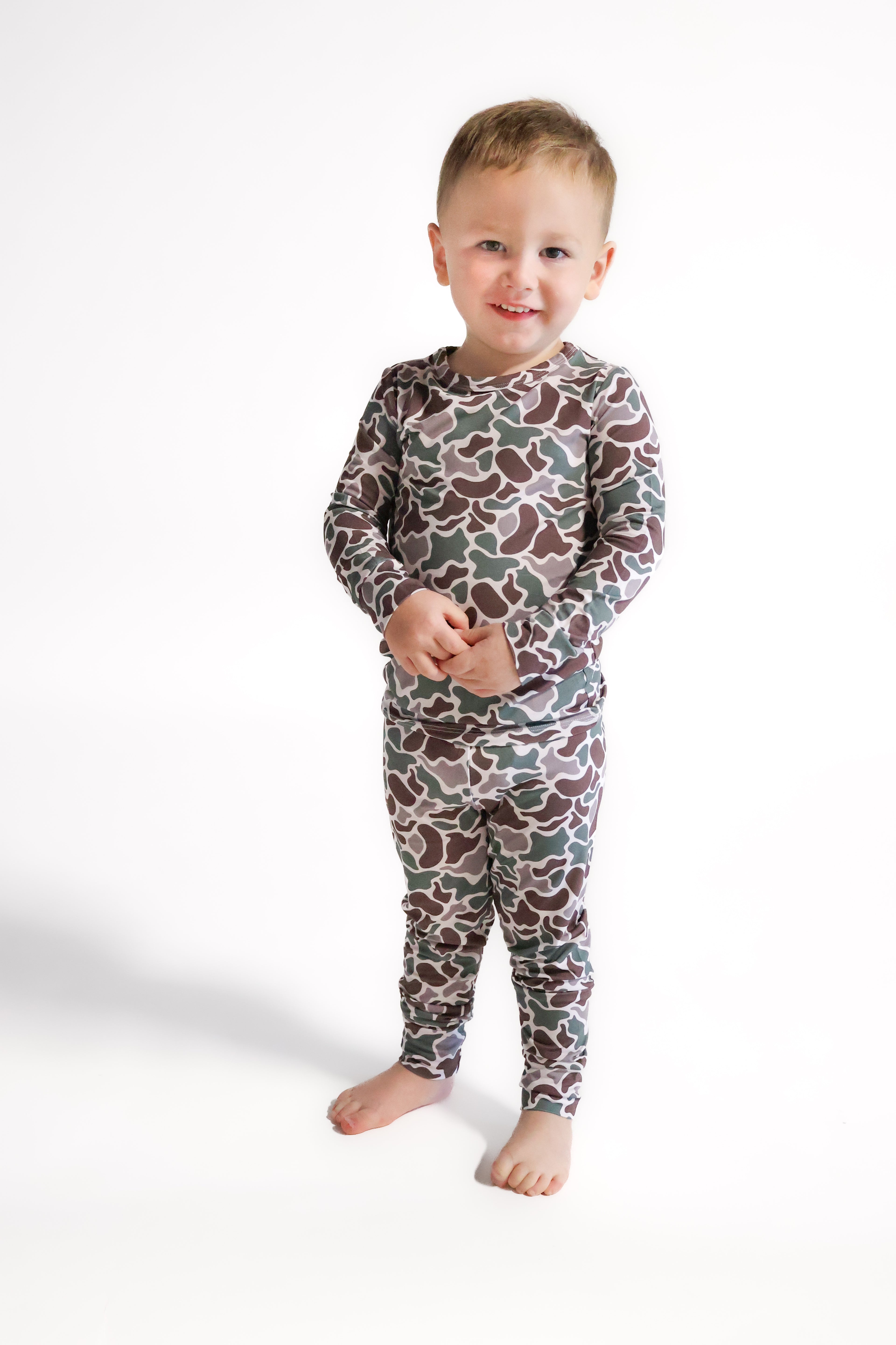 Duck Call Camo Pajama Set