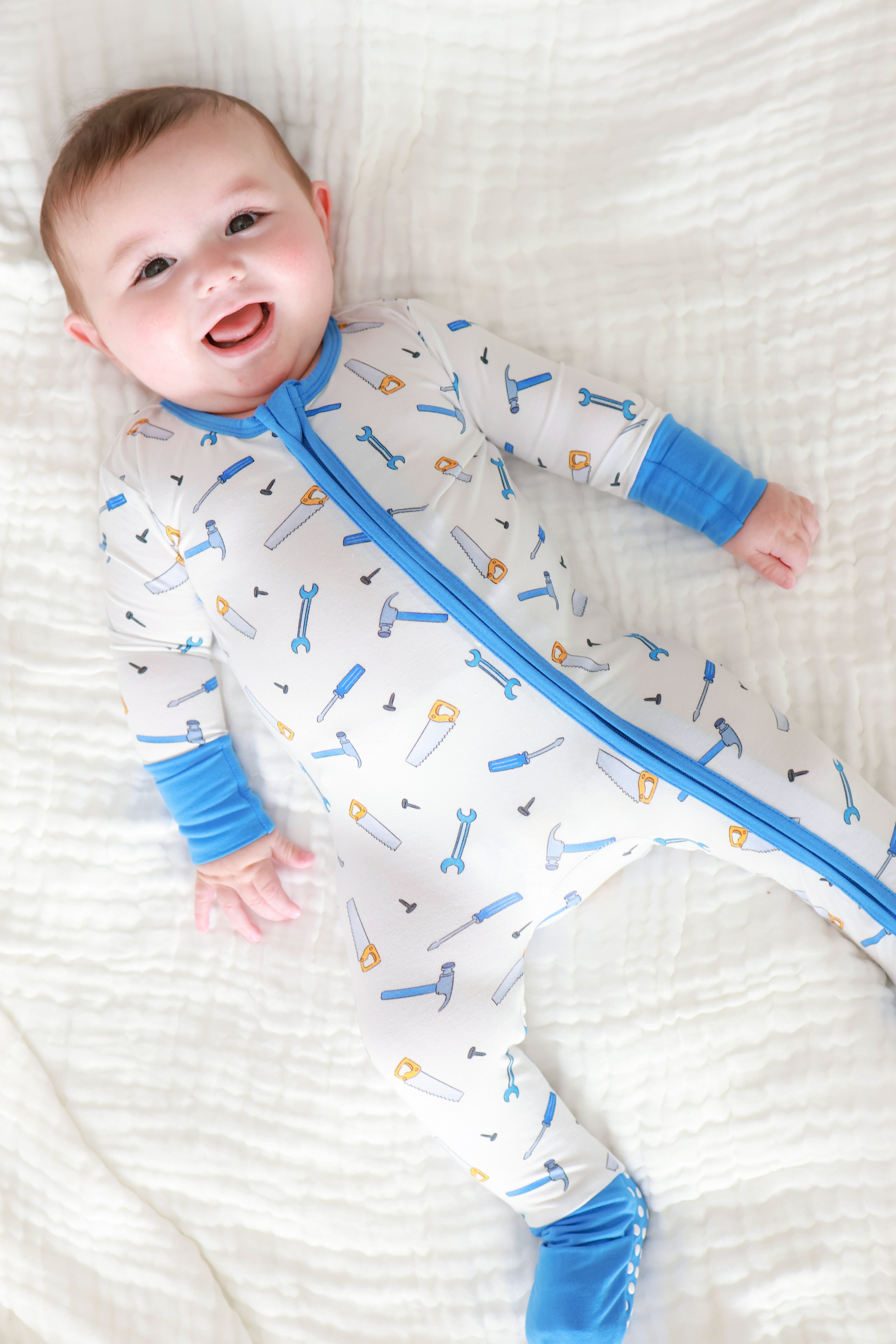 Tool Time Convertible Zip Romper