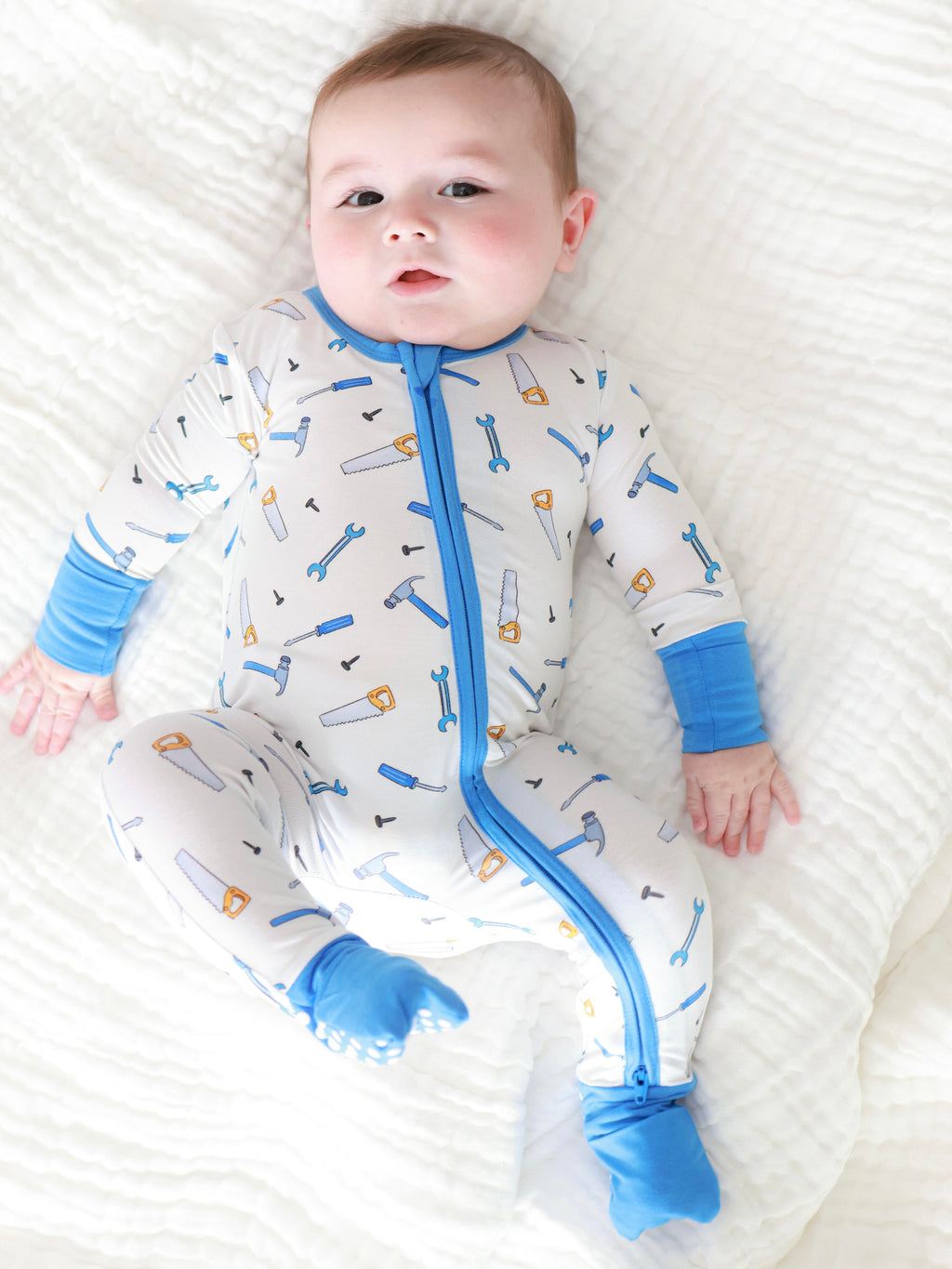 Tool Time Convertible Zip Romper