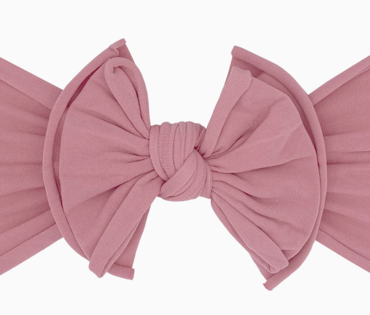Mauve Fab-Bow-Lous® Soft Nylon Bow Headband
