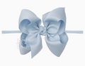 Millennium Blue Nylon Grosgrain Bow