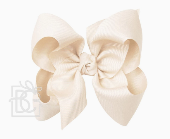 nude bow on clip
