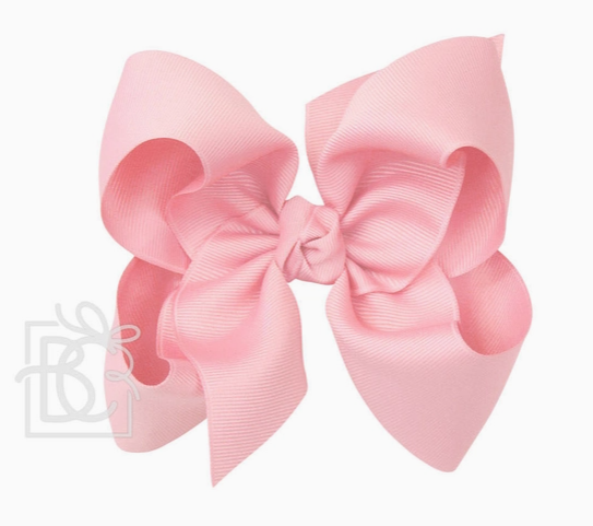 Pink bow on clip