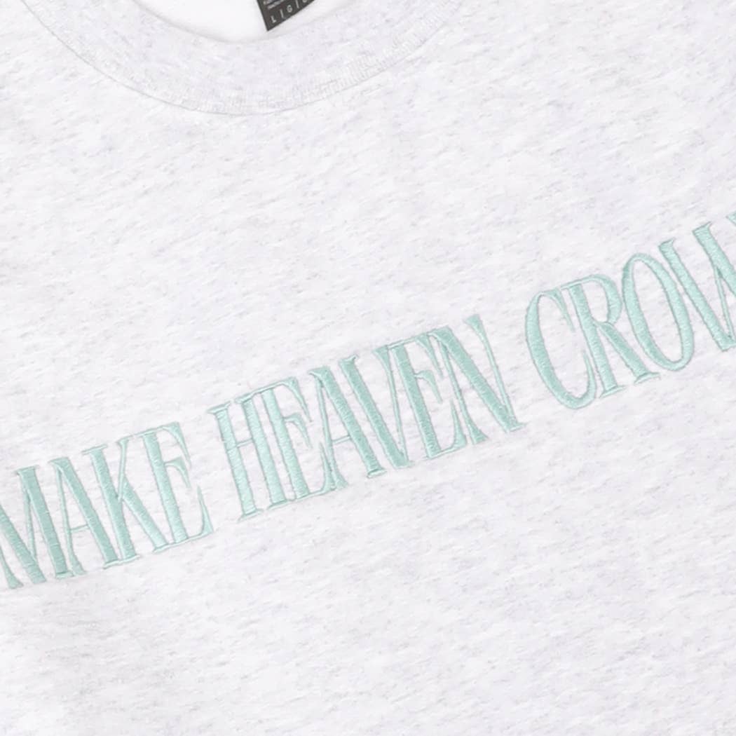 Make Heaven Crowded Embroidered Sweatshirt